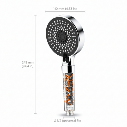 Rinsey High-Pressure Filtered Shower Head