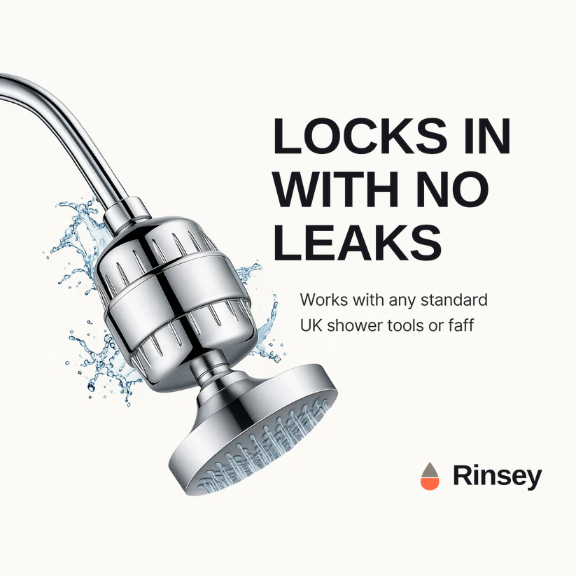 Rinsey Filter - 98% Chlorine Removal for Softer Skin & Hair