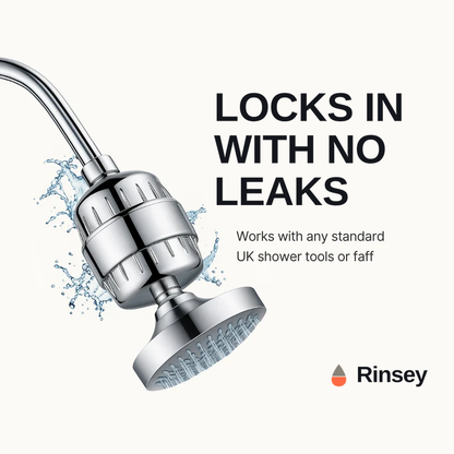 Rinsey Filter - 98% Chlorine Removal for Softer Skin & Hair