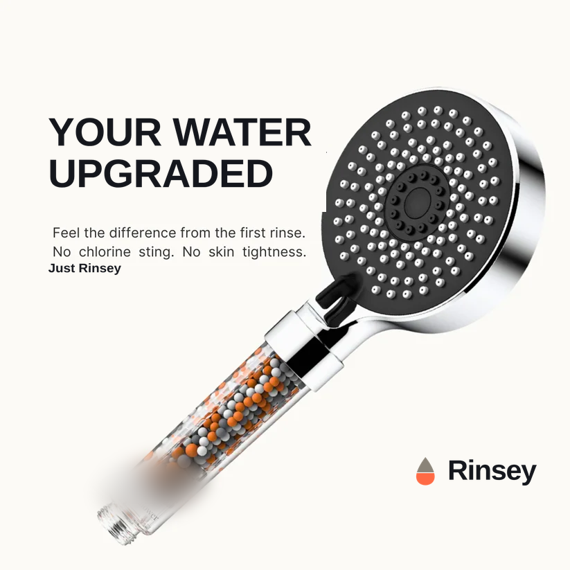Rinsey High-Pressure Filtered Shower Head